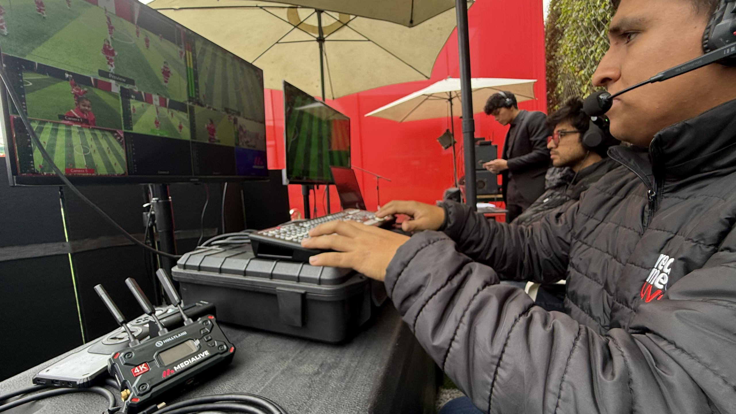 Transmisión de eventos Switcher de video en transmisión en vivo